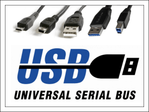 Schwarz, Weiß, Blau - Wählen Sie jede Art von USB -Steckern aus