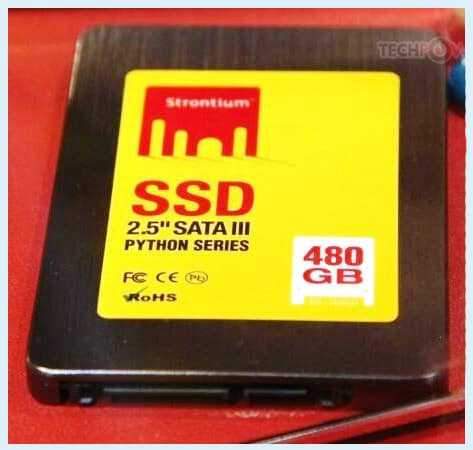 480-GABYT SSD su SATA 3.0 iš stroncio