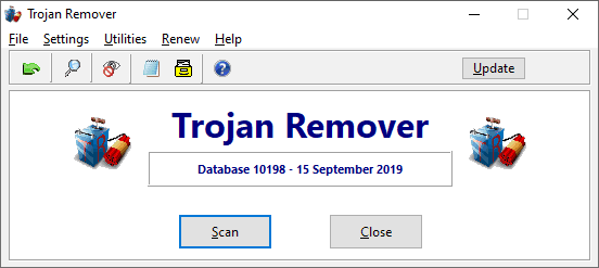 Trojan Remover je starý, ale efektivní skener viru