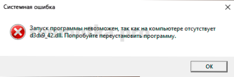 Kuidas alla laadida d3dx9_42.dll ja fikseerimisvead, süsteem ei leidnud D3DX9_42.DLL või programmi käivitamine on võimatu