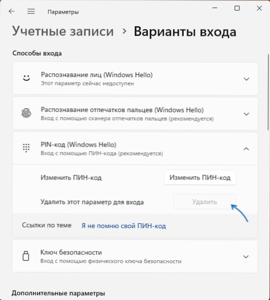 Пін -код кнопки видалення не активний у Windows 11 та Windows 10 - рішення