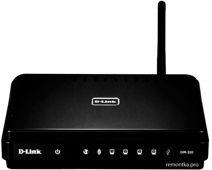 DIR-320 vdelani programski opremi iz D-Link