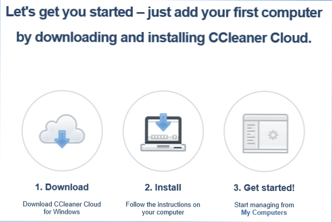 CCleaner Cloud - Ensimmäinen tuttava