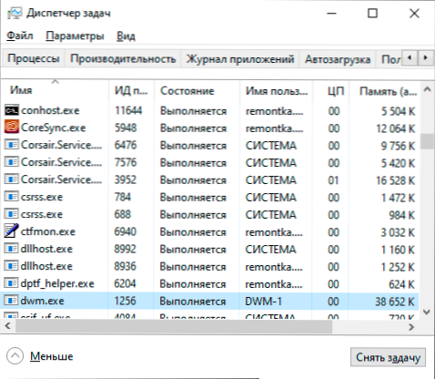 Jaki rodzaj procesu DWM.EXE (Desktop Window Manager), dlaczego ładuje procesor i pamięć RAM