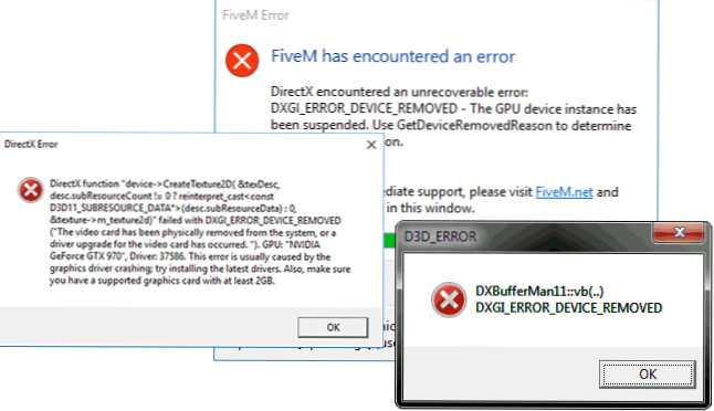 DirectX -Fehler DXGI_EROR_DEVICE_REMOVED - So beheben Sie einen Fehler