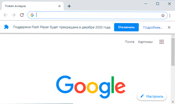 Se detendrá el soporte de reproductor flash cómo deshabilitar la notificación a Google Chrome