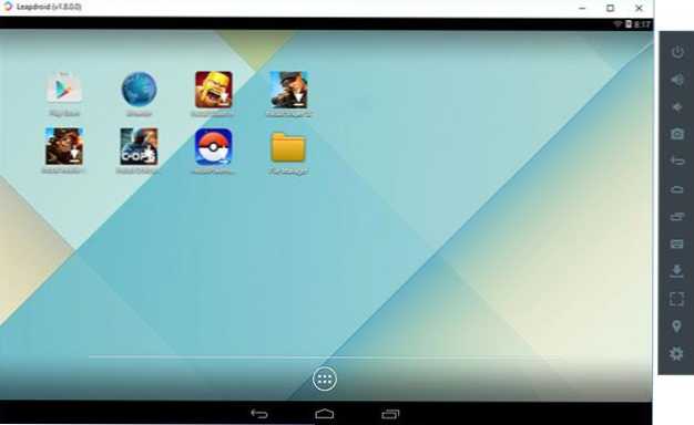 Emulátor Android Leapdroid