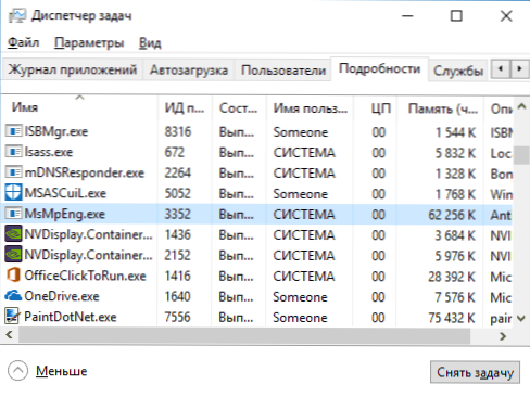 Jaký druh procesu msmpengu.exe a proč načte procesor nebo paměť