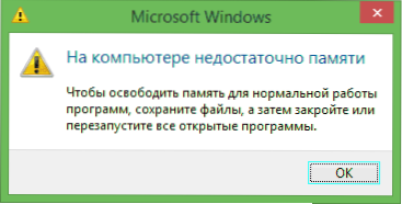 Windows nepíše dostatek paměti - co dělat?