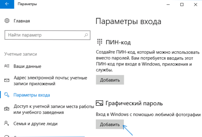 Графічний пароль Windows 10