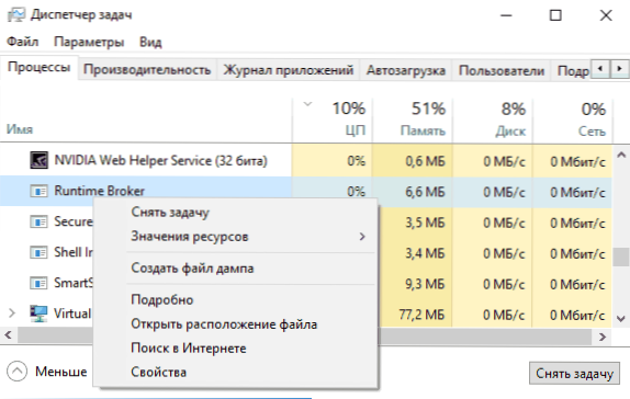 Kas yra „Runtime Broker“ ir ką daryti, jei „RuntimeBroker“.Exe įkelia procesorių