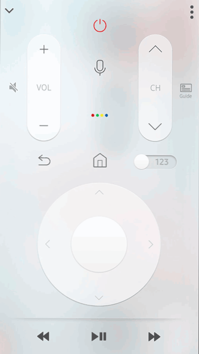 Un control remoto para un televisor en Android, iPhone y en una tableta