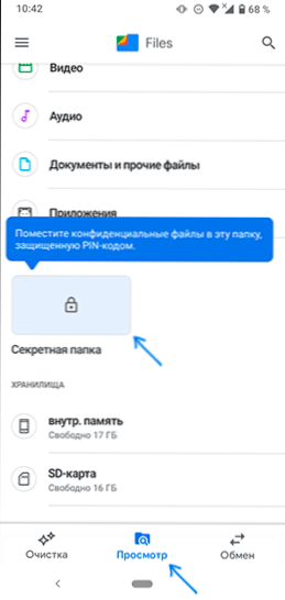 Kako skriti datoteke Android z uporabo tajne mape v Google datotekah