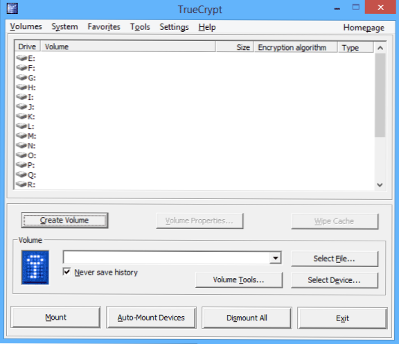 Як захистити інформацію на флеш -накопичувачі в Truecrypt