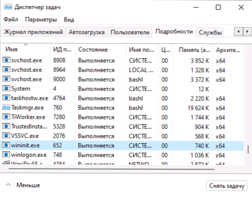 Vininit.Exe - što je ovaj postupak u sustavu Windows 11 i Windows 10?