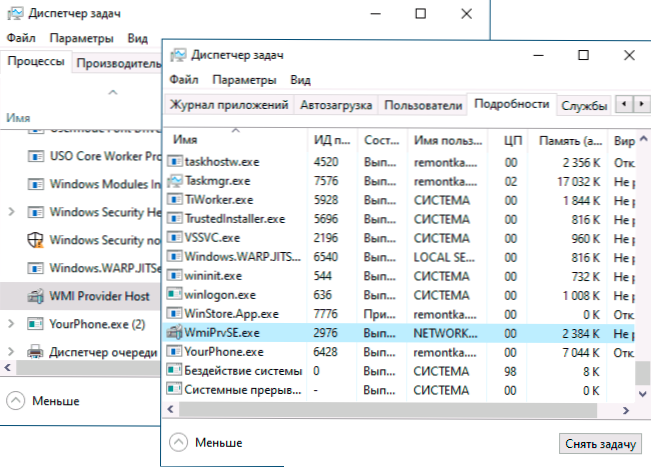 Kakšen postopek wmiprvse.exe (gostitelj ponudnika WMI) in zakaj naloži procesor