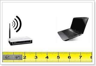 Wi-Fi Internet töötab ainult ruuteri lähedal (lähedal). Kui liigute ruuterist eemale, siis on ühendus, kuid Internet ei tööta