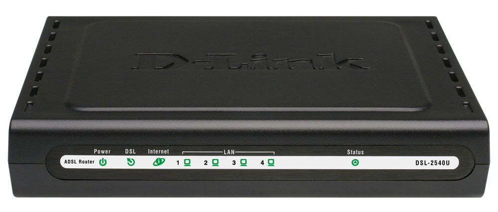 D -Link DSL 2540U - funktsioonid, püsivara konfiguratsioon ja installimine ruuteris