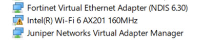 „Intel Wi-Fi 6 AX201 160 MHz“ klaida, tvarkyklė, neveikia, nustatant „Windows 11“, 10