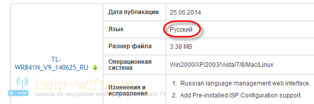 So ändern Sie das Bedienfeld des Bedienfelds (Einstellungen) auf dem TP-Link-Router in Russisch?