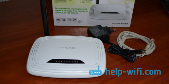 A TP-Link TL-WR740N konfigurálásának módja? Wi-Fi és az internetes beállítások