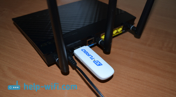 So stellen Sie ein 3G -USB -Modem auf einem ASUS -Router an und konfigurieren Sie ein 3G -USB -Modem? Zum Beispiel des ASUS RT-N18U und des Intertelecom-Anbieters