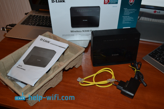 Cómo conectar el enrutador D-Link? Por ejemplo, D-Link Dir-615