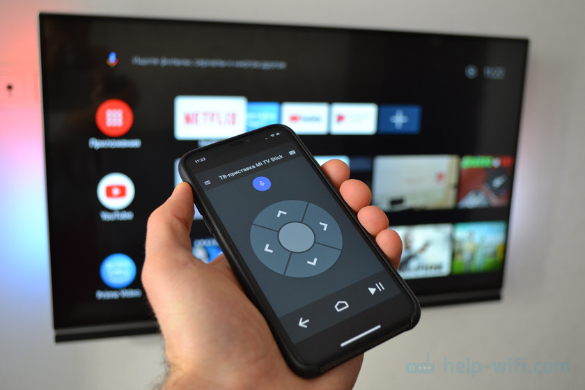 So schließen Sie ein Telefon an Xiaomi Mi Box S, Xiaomi Mi TV Stick oder ein anderes Präfix auf Android TV an? Smart -TV -Steuerung durch ein Smartphone