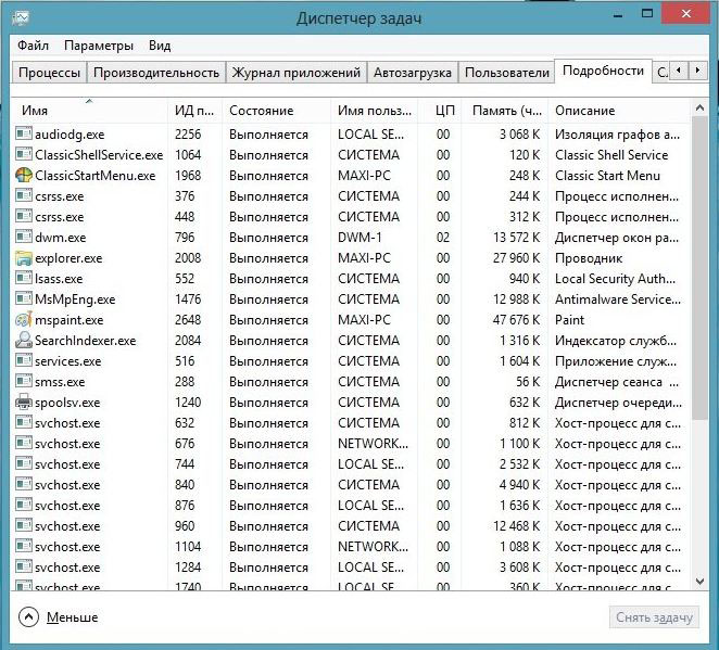 Какви процеси могат да бъдат затворени в мениджъра на задачите на Windows