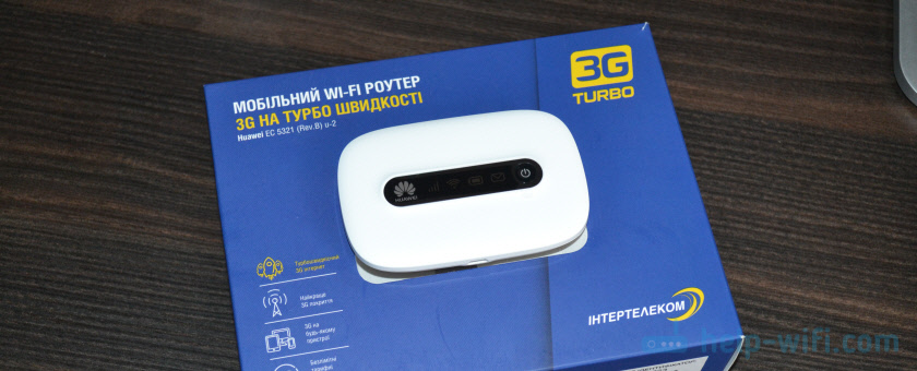 Налаштування Huawei EC 5321U-1/2. Wi-Fi маршрутизатор з Intertelecom