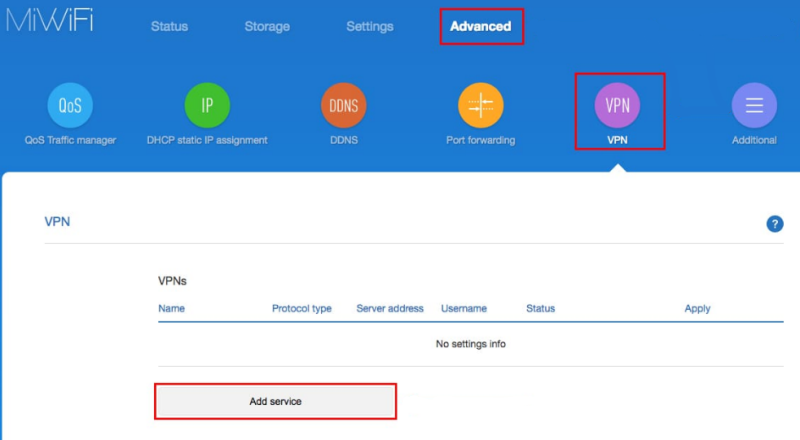 Configuración de L2TP y PPTP en Xiaomi Mi Wifi 4a. ¿Por qué no se conecta a Internet??