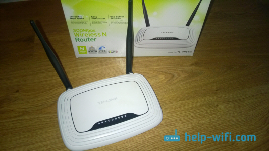 TP-LINK TL-WR841N ROTER. Povezava, nastavitev interneta in Wi-Fi