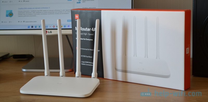 Ustawienie routera Xiaomi Mi WiFi Router 4A