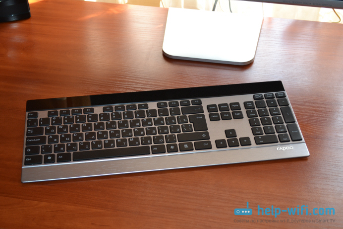 Revisión y fotos del teclado Rapoo E9270P 5GHz Wireless Ultra-Slim (Silver)