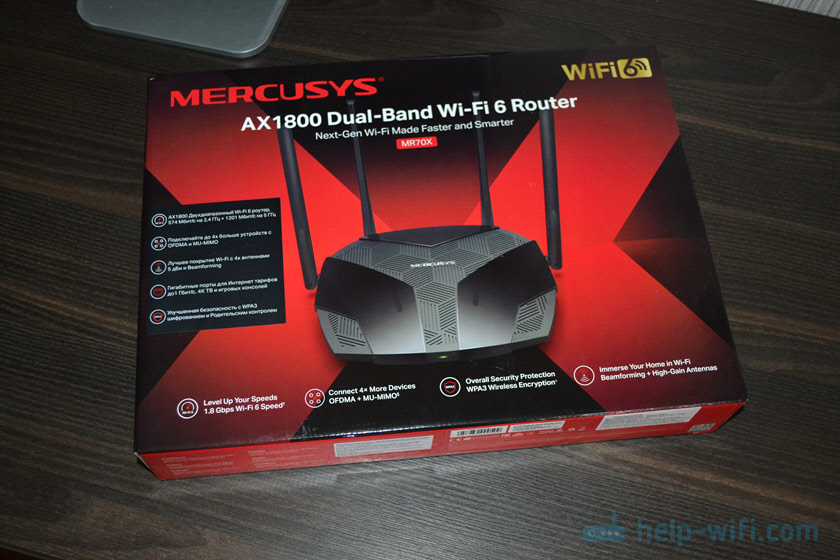 Recenze a konfigurace Mercusysys MR70X. Levný router s podporou Wi-Fi 6
