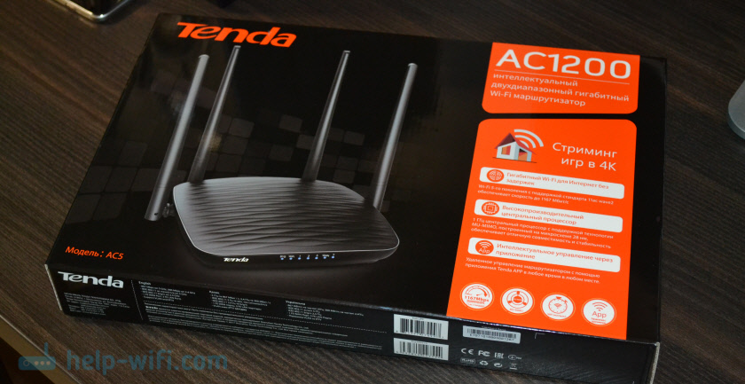 Огляд та конфігурація Wi-Fi Router Tenda AC5