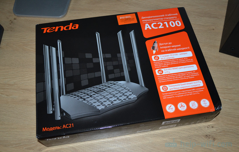 Огляд Tenda AC21 - Gigabit Router за підтримки сучасних технологій