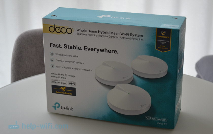 Zkontrolujte, zda TP-Link Deco P7-Powerful Wi-Fi System s podporou Powerline