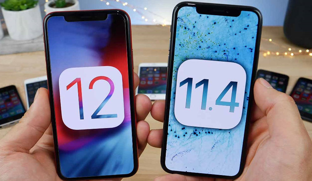 „IPhone“ programinės įrangos atšaukimas iš „iOS12“ „iOS 11“