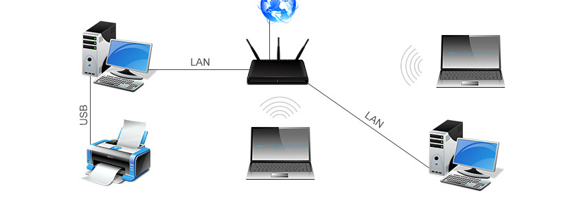 Verbindung und Konfiguration eines Netzwerkdruckers in Windows 10 zum Drucken in einem lokalen Netzwerk von anderen Computern