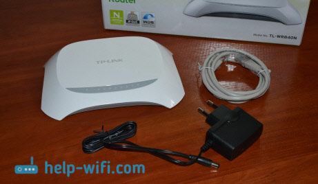 Yhteys ja asettaminen Wi-Fi-reitittimen TP-Link TL-WR840N