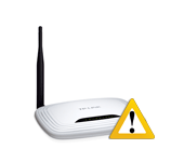 Internet izgine na usmerjevalniku TP-Link TL-WR741ND (TL-WR741N). Brez dostopa do interneta