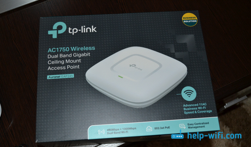 Punkt dostępu TP-Link EAP245 AC1750. Rozwiązanie Wi-Fi dla restauracji, sklepów, hoteli