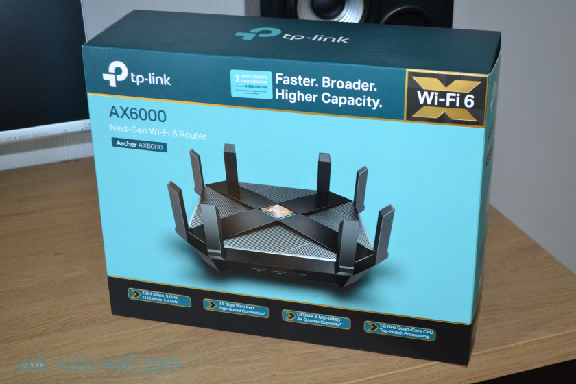 TP-Link Archer Ax6000-Super-Geschwindigkeit und leistungsstarker Router mit Wi-Fi 6-Unterstützung (802.11AX)
