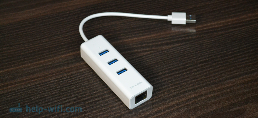 „TP-Link UE330-USB Hub“ ir „Gigabit Ethernet“ adapteris viename įrenginyje