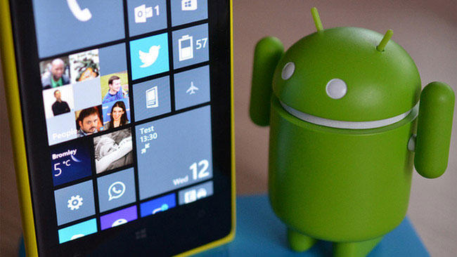 Installation von Android -Anwendungen unter Windows Phone