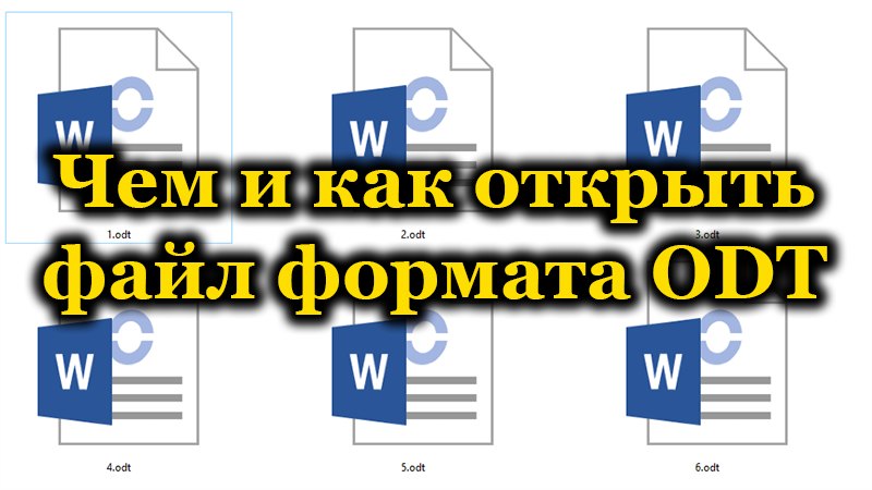 Kokias programas galite atidaryti ODT formato failą