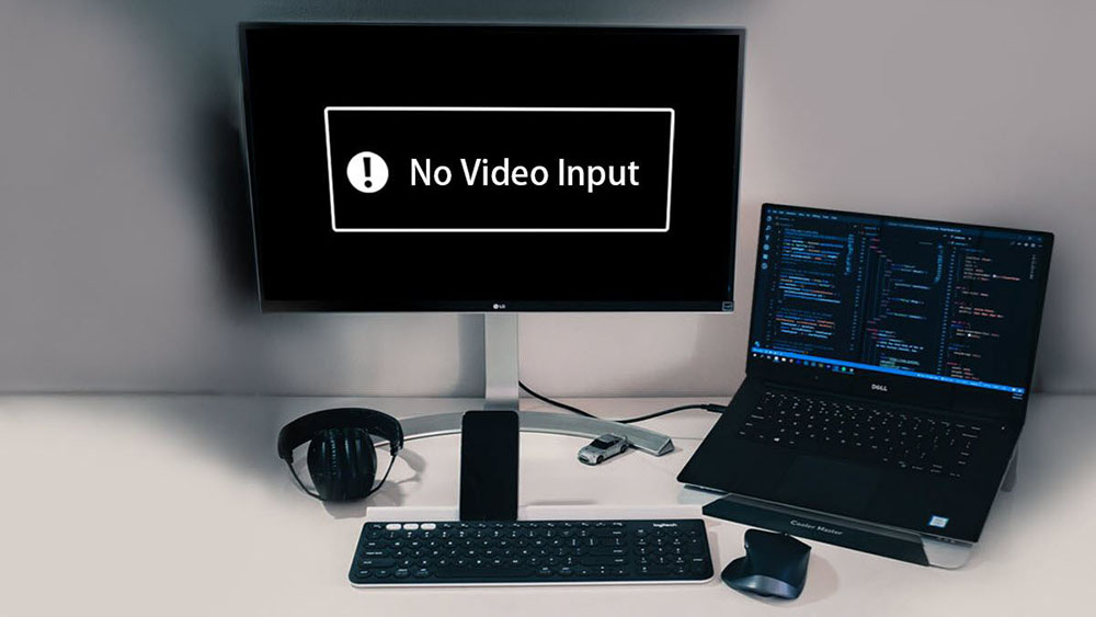 Qué hacer si la inscripción no aparece la entrada de video en el monitor