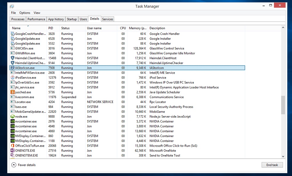 ¿Qué es iastoricon?.Exe en carga automática y es posible eliminar el archivo