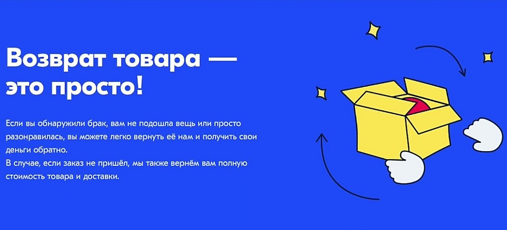 Поступак повратка робе и новца у продавници Озон